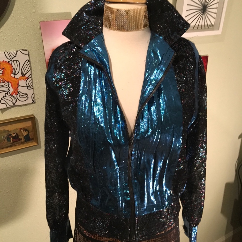 Funky Festival or Rave Zip Up Sparkle